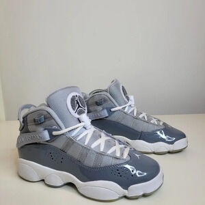 Jordan 6 Rings Cool Grey/Wolf Grey Size 4.5 youth